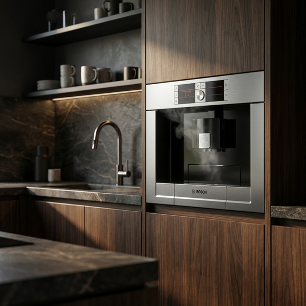 Bosch TCC78K750 inbouw – refurbished volautomaat espressomachine van Refurb Coffee